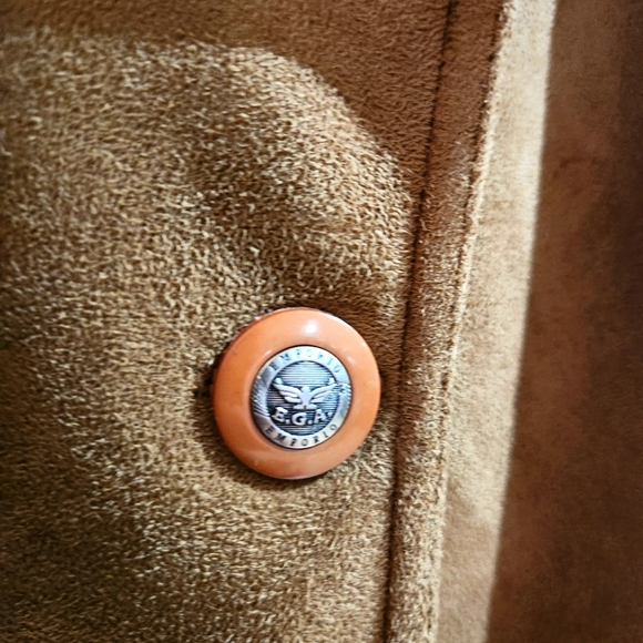 Womens Emporio E.G.A. Suede Jacket - Picture 4 of 4